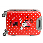 Veľký cestovný kufor Myška Minnie 57 L červený 